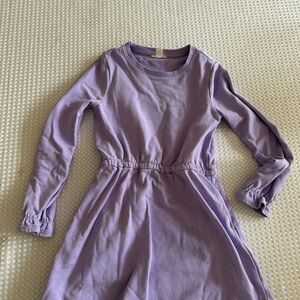 Crewcuts Purple Long Sleeve A-Line Dress